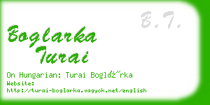 boglarka turai business card